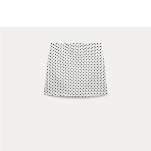 Zara polka dot mini skirt size L